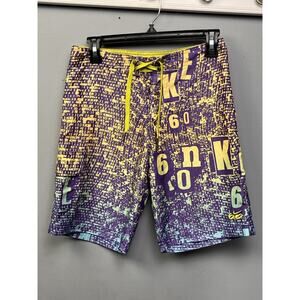 Nike 6.0 Board Shorts‎ Multi Colored Swim Trunks Boys size 12 pockets